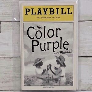 VTG The Color Purple The Broadway Theatre Playbill July 2006 FIRM